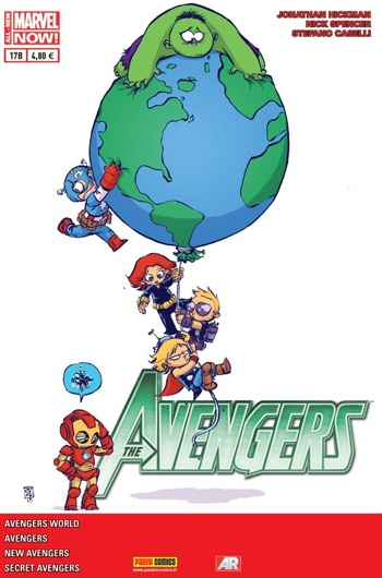 Avengers (Vol 4 - 2013-2014) nº17 - 17 - Pas loin  six pieds sous terre - Couverture B