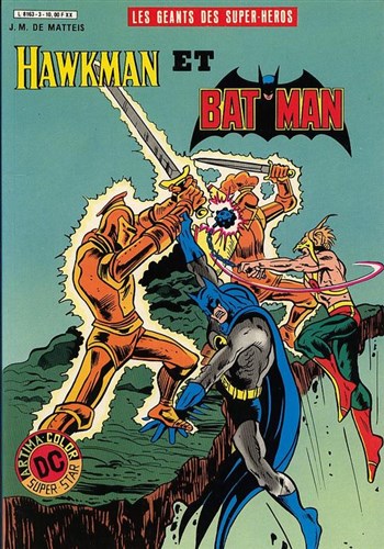 Les Gants des Super-Hros nº3 - Hawkman et Batman