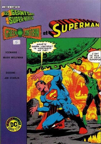 Les Gants des Super-Hros nº8 - Green Lantern et Superman