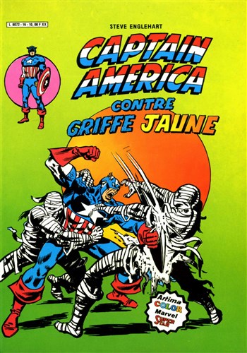 Captain America - Serie 1 nº16 - Captain america contre Griffe Jaune