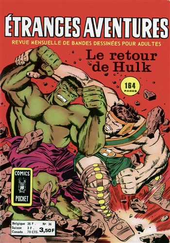 Etranges Aventures nº36 - Le retour de Hulk