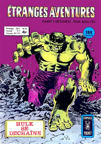 Etranges Aventures nº43 - Hulk se dchane