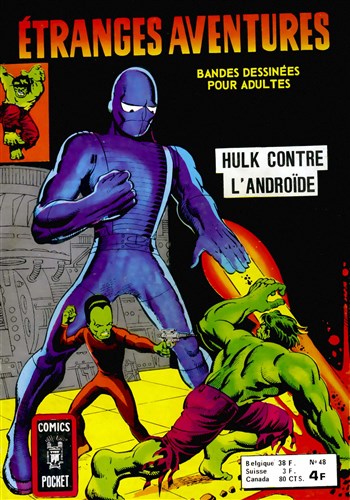 Etranges Aventures nº48 - Hulk contre l'androde