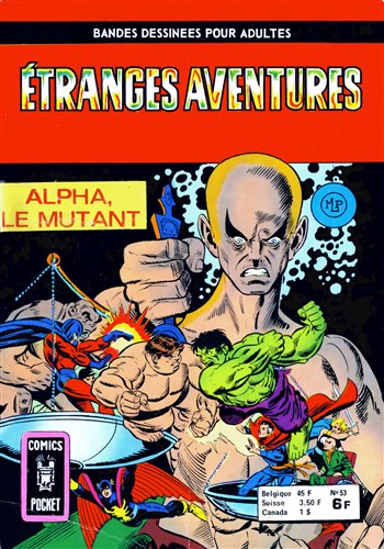 Etranges Aventures nº53 - Alpha, le mutant