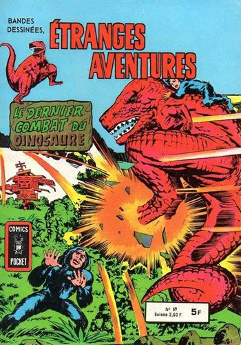 Etranges Aventures nº69 - Le dernier combat du dinosaure