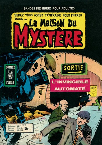 La Maison du Mystre - Comics Pocket nº5 - L'invincible automate