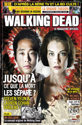 Walking Dead magazine - 5 - Couverture Serie TV