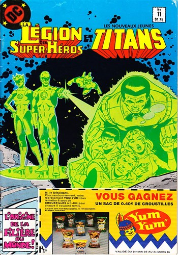 La Lgion des Super Hros et les Jeunes Titans nº11