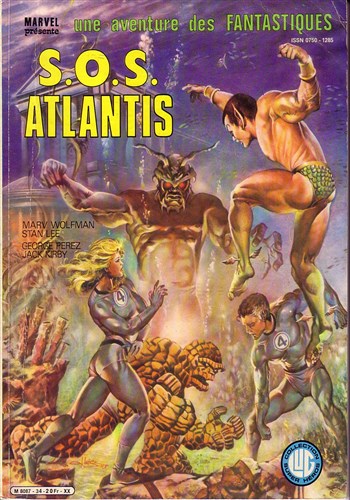 Une aventure des Fantastiques nº34 - SOS Atlantis