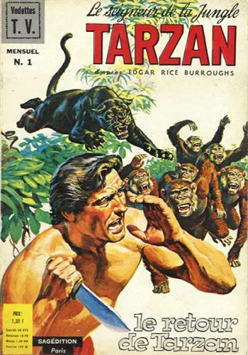 Tarzan - Mensuel - srie 1 - Vedette TV nº1