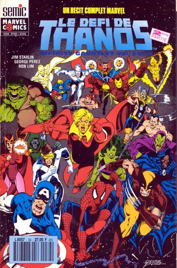 Rcits Complet Marvel nº34 - Le dfi de Thanos - 2me partie